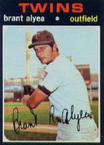 1971 Topps Baseball Cards      449     Brant Alyea